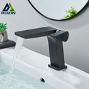 GobekUsa Gun Grey Basin Faucet: Modern Deck Mounted Sink Mixer Tap for Luxury Bathrooms
