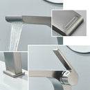 GobekUsa Gun Grey Basin Faucet: Modern Deck Mounted Sink Mixer Tap for Luxury Bathrooms
