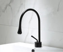 GobekUsa Gun Grey Brass Basin Faucet Hot Cold Kitchen Sink Water Crane Swivel