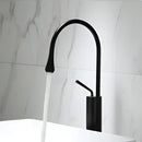 GobekUsa Gun Grey Brass Basin Faucet Hot Cold Kitchen Sink Water Crane Swivel