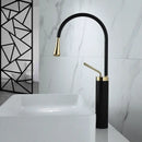 GobekUsa Gun Grey Brass Basin Faucet Hot Cold Kitchen Sink Water Crane Swivel