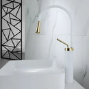 GobekUsa Gun Grey Brass Basin Faucet Hot Cold Kitchen Sink Water Crane Swivel