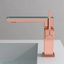 GobekUsa Gun Grey Digital Display Basin Faucet: Modern Black Bathroom Sink Tap with Temperature Display