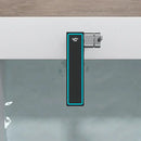 GobekUsa Gun Grey Digital Display Basin Faucet: Modern Black Bathroom Sink Tap with Temperature Display