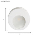 GobekUsa Modern Gypsum Wall Sconce Lamp - 1 Light LED Wall Lighting in White for Living Room