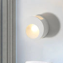 GobekUsa Modern Gypsum Wall Sconce Lamp - 1 Light LED Wall Lighting in White for Living Room