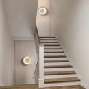 GobekUsa Gypsum White LED Full Moon Star Wall Lamp for Bedroom Decor