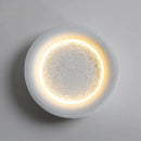 GobekUsa Gypsum White LED Full Moon Star Wall Lamp for Bedroom Decor