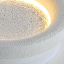GobekUsa Gypsum White LED Full Moon Star Wall Lamp for Bedroom Decor