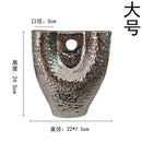 GobekUsa Gold Vase with Hollow Branches - Ceramic Home Decor Accessory
