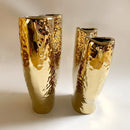 GobekUsa Gold Vase with Hollow Branches - Ceramic Home Decor Accessory
