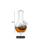 Modern hamster nest crystal glass wine decanter set dining room by Decorbites