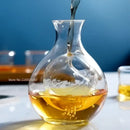 Modern hamster nest crystal glass wine decanter set dining room by Decorbites