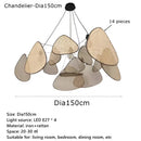 GobekUsa Hand Made Rattan Art Pendant Chandelier for Modern Living Room, Dining Room, Bedroom.