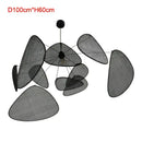 GobekUsa Hand Made Rattan Art Pendant Chandelier for Modern Living Room, Dining Room, Bedroom.