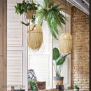 GobekUsa Bamboo Pendant Lights: Nordic Dining Room LED Hanging Lamps Loft Style Decor