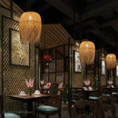 GobekUsa Bamboo Pendant Lights: Nordic Dining Room LED Hanging Lamps Loft Style Decor