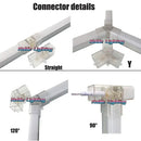 GobekUsa Hexagon Honeycomb LED Garage Ceiling Light
