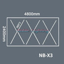 GobekUsa Hexagon Honeycomb LED Garage Ceiling Light