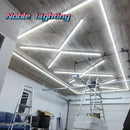 GobekUsa Hexagon Honeycomb LED Garage Ceiling Light