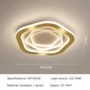 GobekUsa Gold Luxury LED Ceiling Chandelier for Modern Living Rooms, Bedrooms, and Kitchens