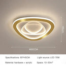 GobekUsa Gold Luxury LED Ceiling Chandelier for Modern Living Rooms, Bedrooms, and Kitchens