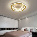 GobekUsa Gold Luxury LED Ceiling Chandelier for Modern Living Rooms, Bedrooms, and Kitchens