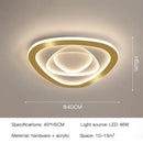 GobekUsa Gold Luxury LED Ceiling Chandelier for Modern Living Rooms, Bedrooms, and Kitchens