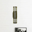 GobekUsa Modern Chrome LED Wall Lamp with Hollow Design and Warm/White Light