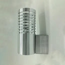 GobekUsa Modern Chrome LED Wall Lamp with Hollow Design and Warm/White Light