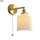 GobekUsa Ceramic LED Wall Sconce: Modern Copper Indoor Luminaria for Bedroom, Mirror, Stairway
