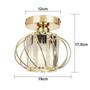 GobekUsa Crystal Ceiling Chandelier: Modern Industrial LED Indoor Lighting Fixture
