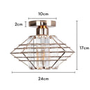 GobekUsa Crystal Ceiling Chandelier: Modern Industrial LED Indoor Lighting Fixture