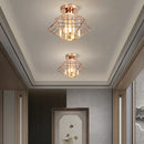 GobekUsa Crystal Ceiling Chandelier: Modern Industrial LED Indoor Lighting Fixture