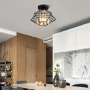 GobekUsa Crystal Ceiling Chandelier: Modern Industrial LED Indoor Lighting Fixture