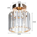 GobekUsa Crystal Ceiling Chandelier: Modern Industrial LED Indoor Lighting Fixture