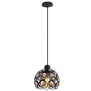 GobekUsa Crystal K9 Pendant Lamp: Modern Industrial Lighting for Bedroom and Kitchen