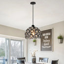 GobekUsa Crystal K9 Pendant Lamp: Modern Industrial Lighting for Bedroom and Kitchen
