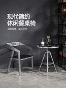 GobekUsa Industrial Iron Art Solid Wood Dining Chair for Coffee Shop & Bar