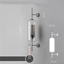 GobekUsa Glass Industrial Wall Lights for Living Room Bedroom Dining Room
