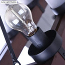 GobekUsa Industrial Multi-Light Pendant with Opal Glass & Black Cylinder Design, Includes Wooden Rectangle, Ideal for Islands