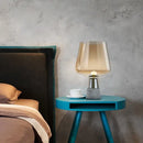 GobekUsa Leimu Cement Table Lamp - Modern Industrial Glass Desk Light