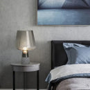 GobekUsa Leimu Cement Table Lamp - Modern Industrial Glass Desk Light