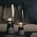 GobekUsa Leimu Cement Table Lamp - Modern Industrial Glass Desk Light