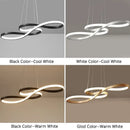 GobekUsa Gold LED Pendant Light Kitchen Dinning Room Music Lamp Shade, Lustres Luminaire Fixtures