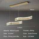 GobekUsa Crystal LED Ceiling Chandeliers for Elegant Dining Room Decor