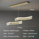 GobekUsa Crystal LED Ceiling Chandeliers for Elegant Dining Room Decor