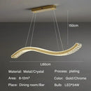 GobekUsa Crystal LED Ceiling Chandeliers for Elegant Dining Room Decor