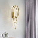 GobekUsa Gold LED Wall Sconce Dimmable Lighting Fixture Polished Steel Modern Luminarias