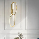 GobekUsa Gold LED Wall Sconce Dimmable Lighting Fixture Polished Steel Modern Luminarias